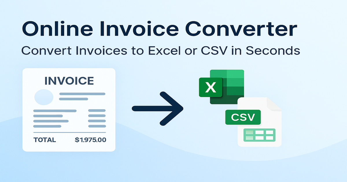InvoiceConverter Screenshot